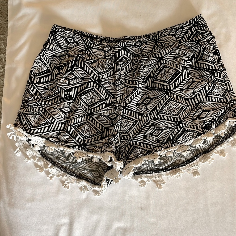 Arizona Jeans Shorts Black/White Size S